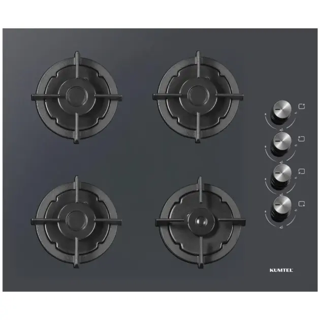 C6-40BTF-Anthracite Glass - مسطح بلت إن 60 سم كومتيل بضمان بيورتى